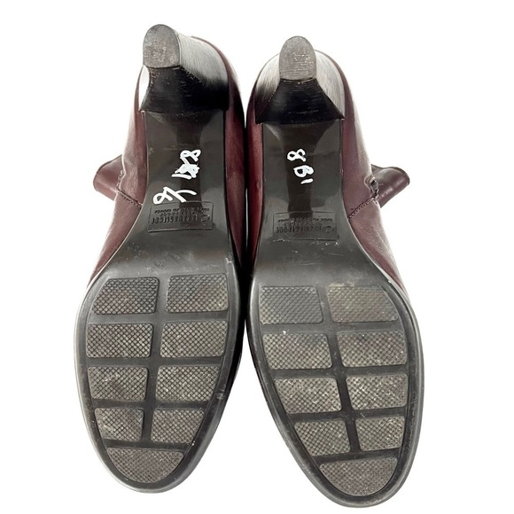 La Canadienne Burgundy Heeled Boots - Size 8.5 - Picture 9 of 9